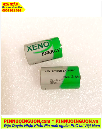 XENO XL-050F; Pin nuôi nguồn XENO XL-050F lithium 3.6v 1/2AA 1200mAh _Xuất xứ Hàn Quốc